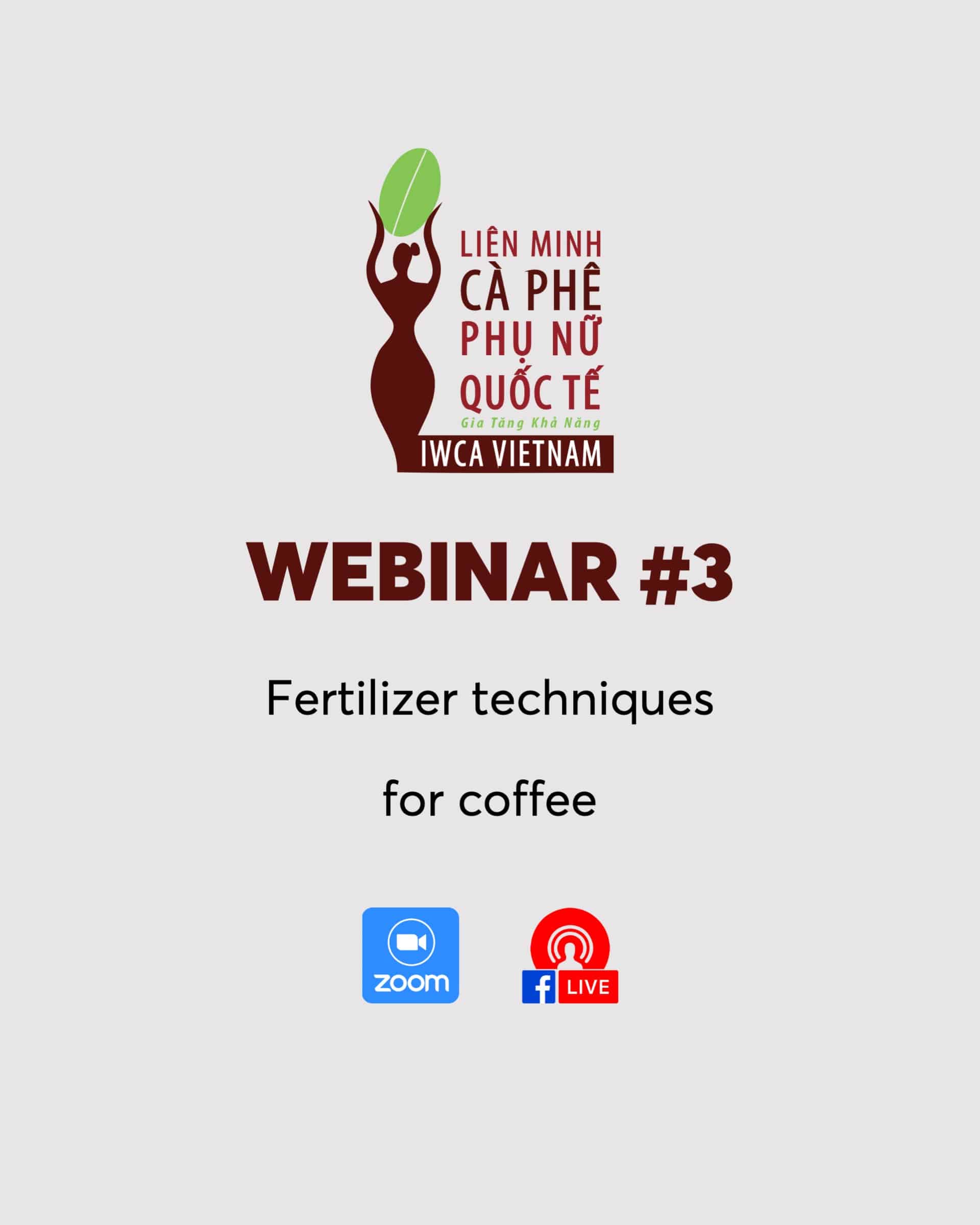 Webinar #3: Fertilizer techniques for coffee