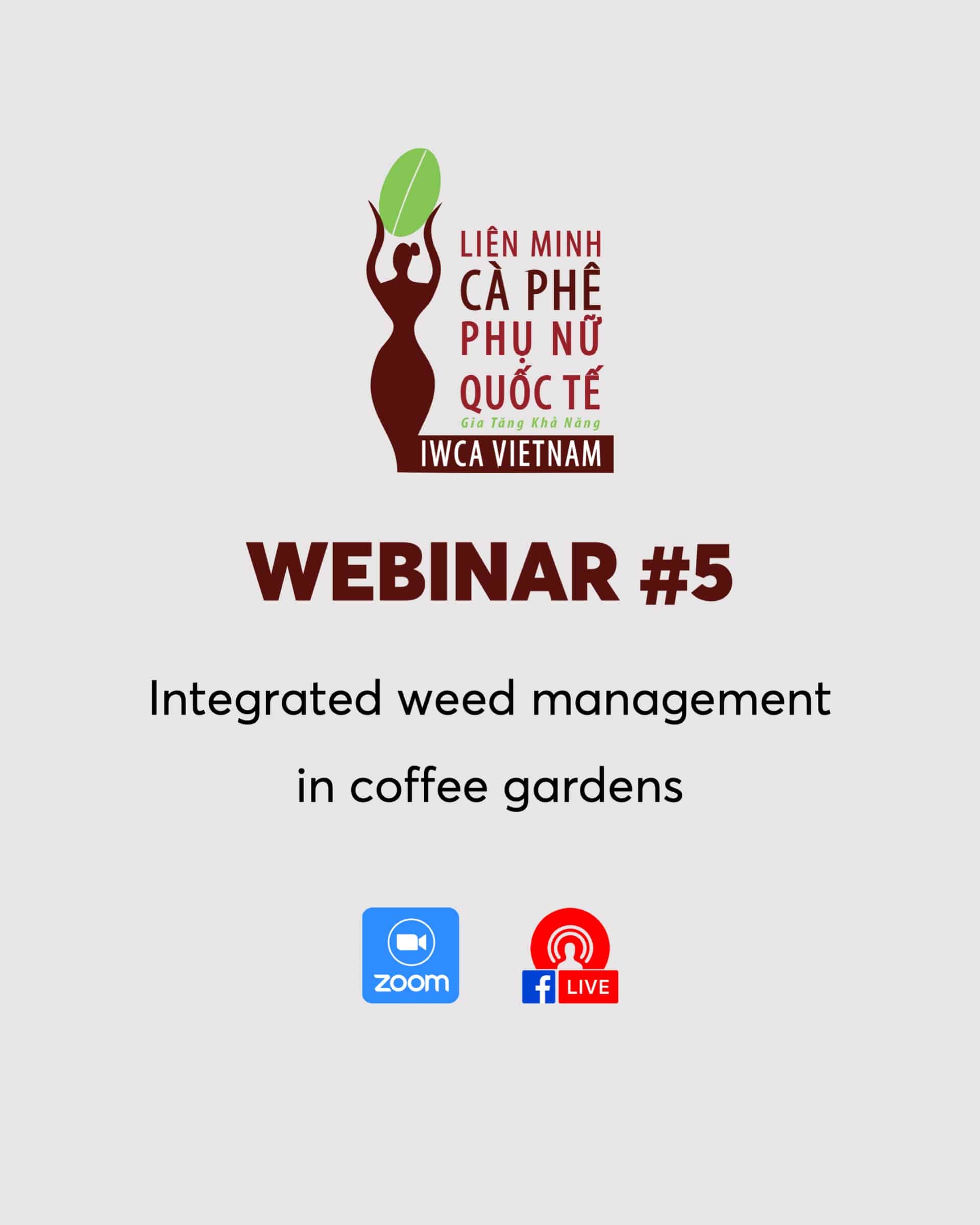 Webinar #5: Integrated weed management in coffee gardens